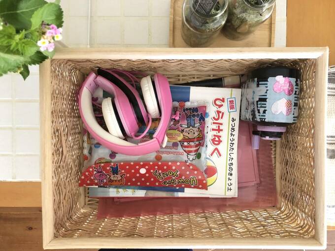 バスケットに学習セット