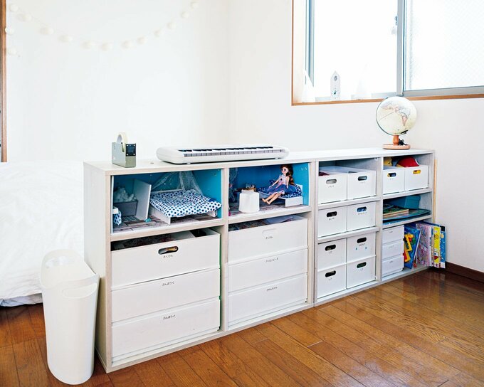 簡単組立て Nクリック ボックス ワイド2段(ホワイトウォッシュ)