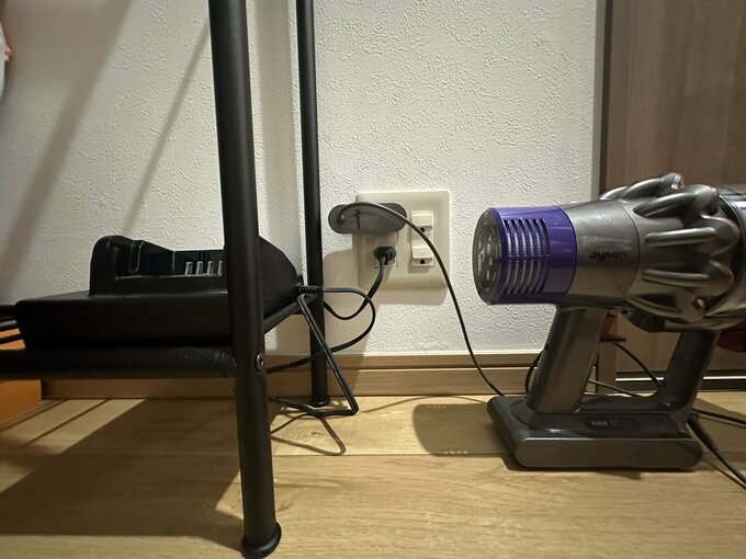 上がり框の近くのコンセント