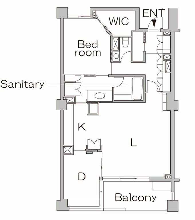 リノベーション前の間取り