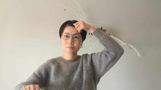 前髪 左右に流す