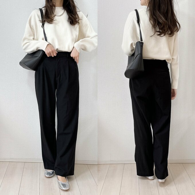 ワイドパンツ合わせ