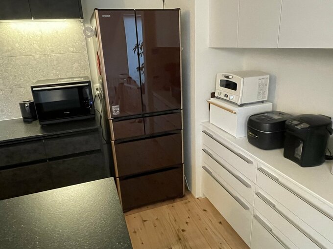 冷蔵庫周りの動線