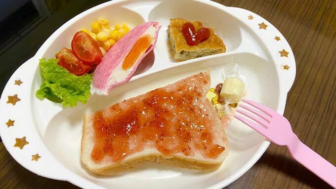 ワンプレート朝食