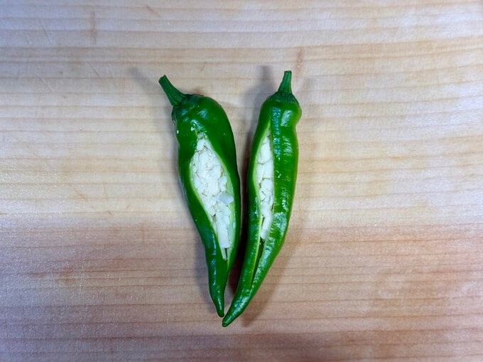 ししとうのパリパリ巻き