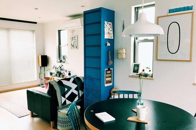 自宅のリビングダイニング