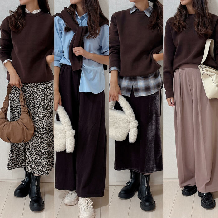 人気商品　男女兼用　ユニクロ　ミラノリブ　セーター　新品未使用　M 2点セット ユニクロ公式 | ウォッシャブルミラノリブクルーネックセーター(男女兼用)