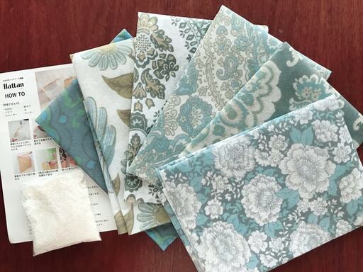 はがせるパッチワーク壁紙のHattan