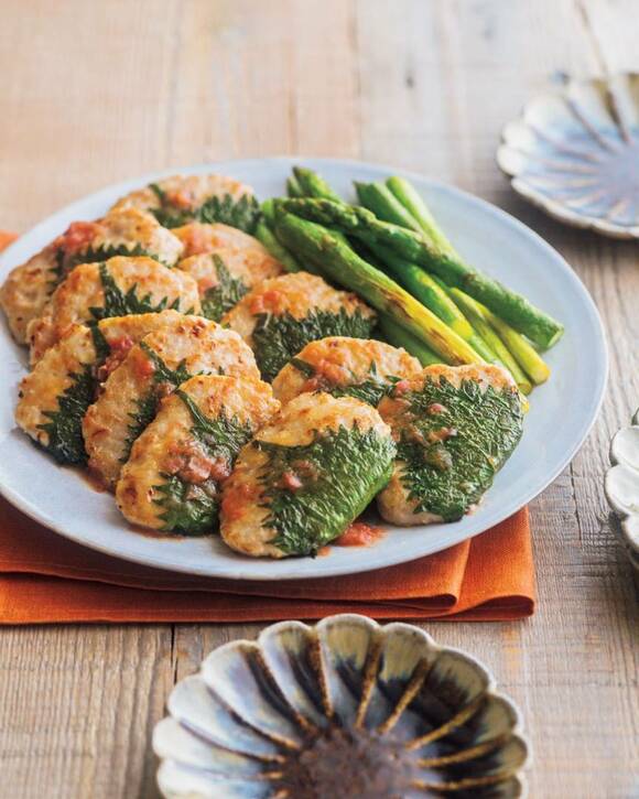 鶏の梅ジソつくね