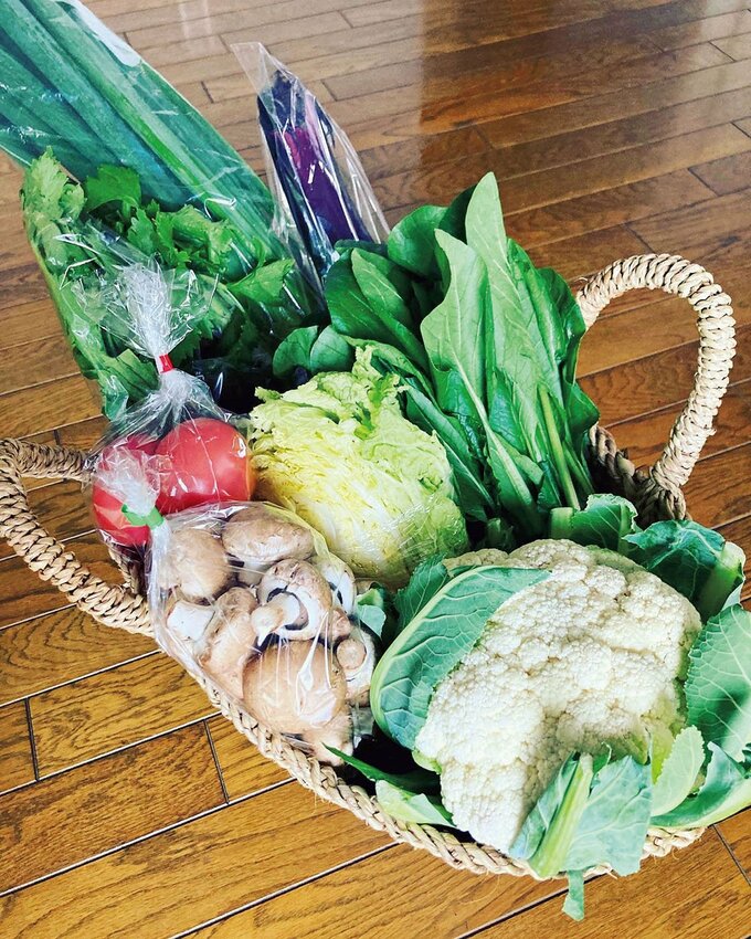 井田さんが買った野菜類