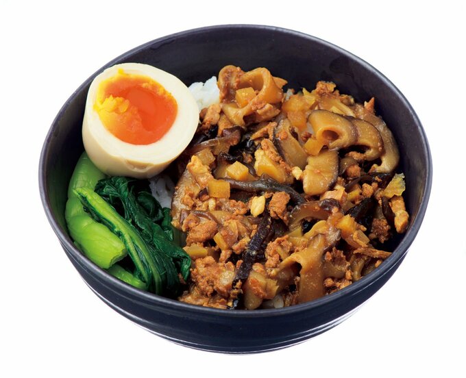 丼にルーローハン