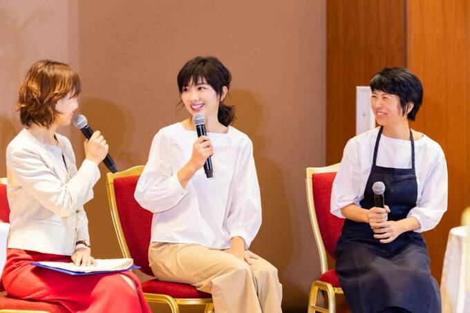 潮田玲子さんと管理栄養士