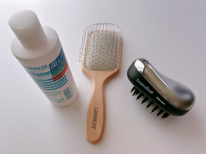 ヘアケアに使用するアイテム