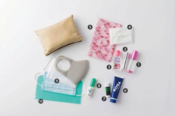 「コロナ対策ポーチ」の中身