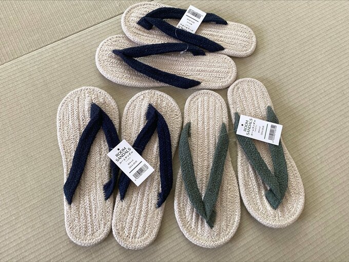 夏にピッタリのルームサンダル