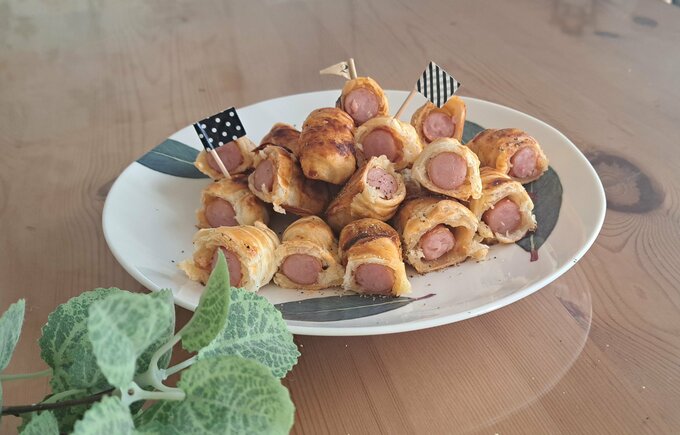 ウインナーのパイ包み