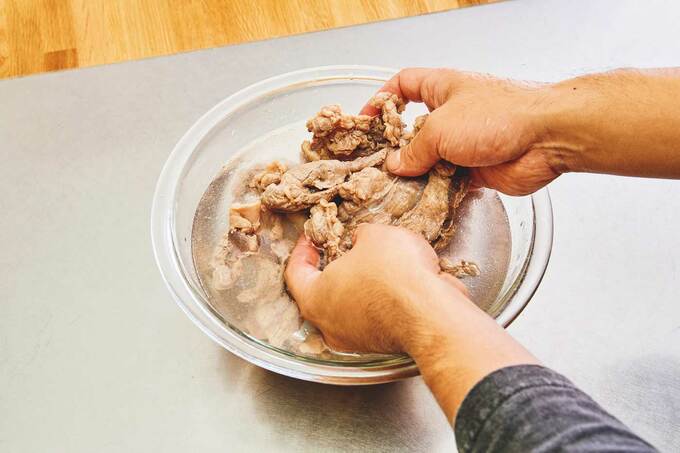 汚れを落とす画像