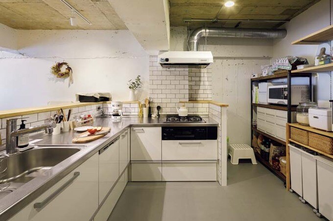 ゆとりある広さのキッチン