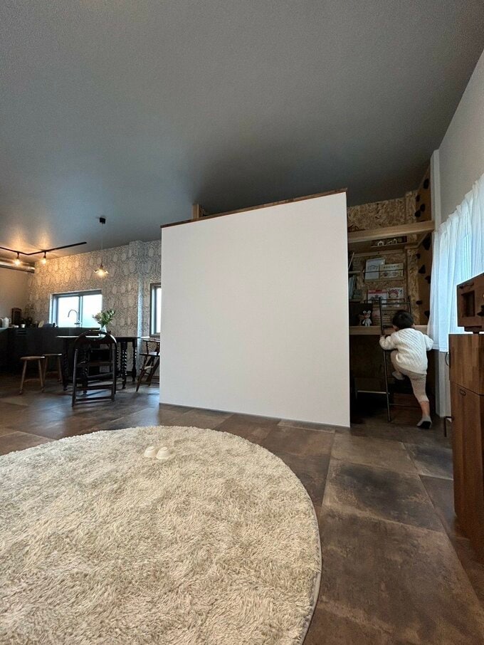 リビングからキッズスペースを見たところ