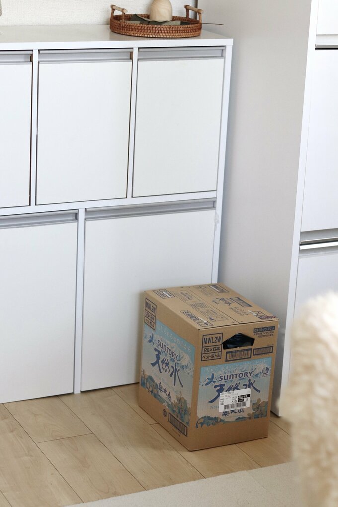 床に置いてある日用品