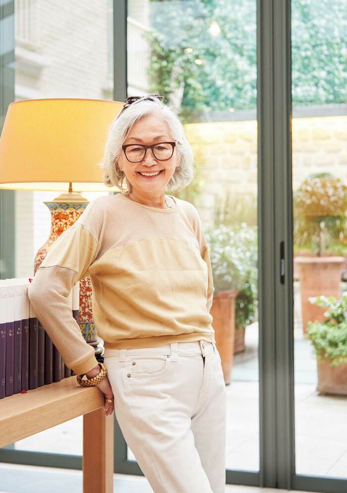 82歳、パリで働く日本人マダムの「すてきなカラーコーデ」4選 82歳、パリで働く日本人マダムの「すてきなカラーコーデ」4選