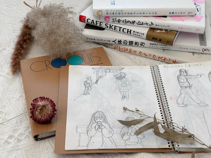 宮坂なこ直筆イラストスケッチブック 新発売🌟アーティストスケッチ