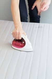 スチームアイロンで掃除