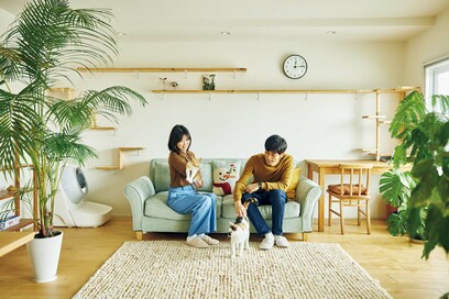 ネコ大好き夫婦のマンションリノベ。キャットウォークや回遊しやすい間取りの工夫も