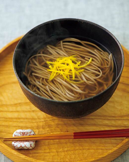 ユズが香る年越しそば