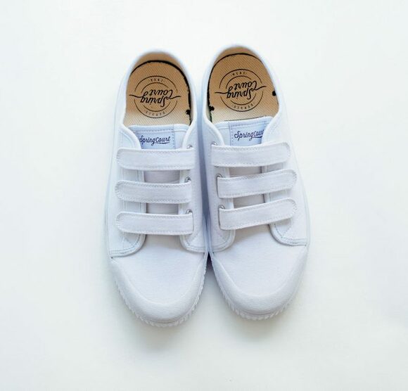 白キャンバスのベルクロ