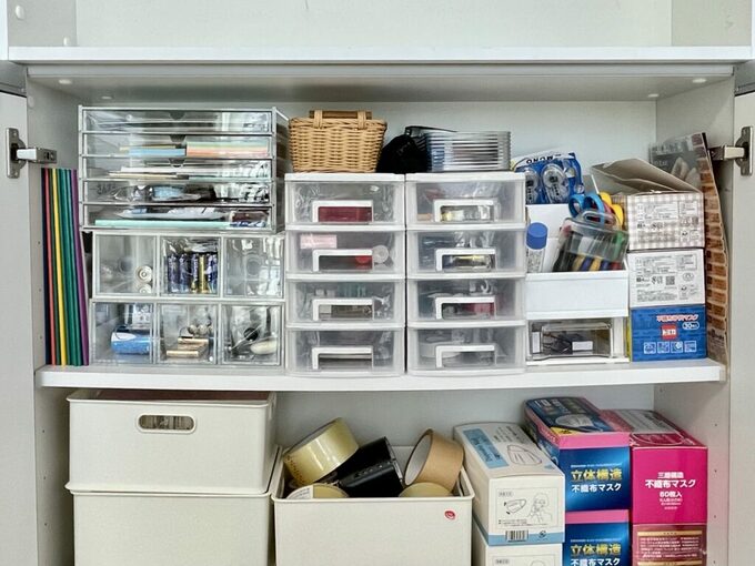 カウンター内の収納