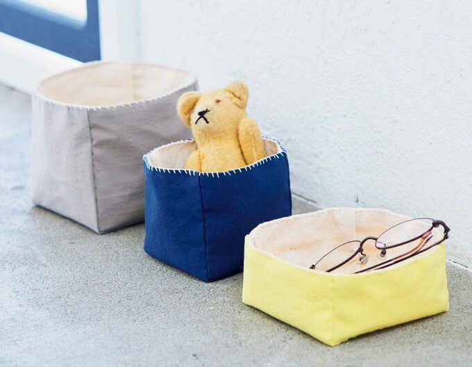 ボックス形の小物入れ