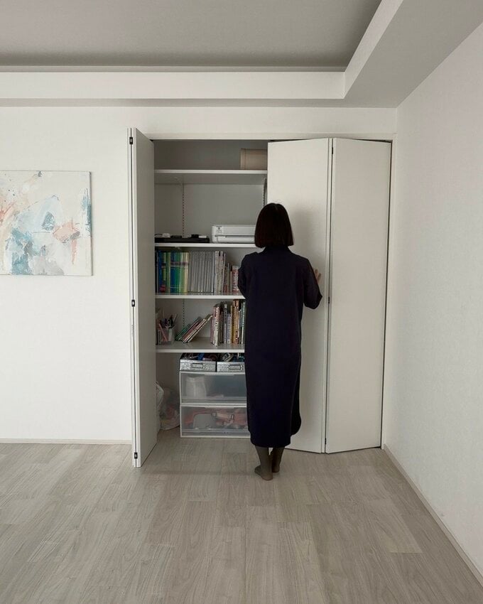 片付けをするNozomiさん