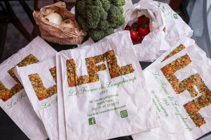 八百屋さんの紙袋