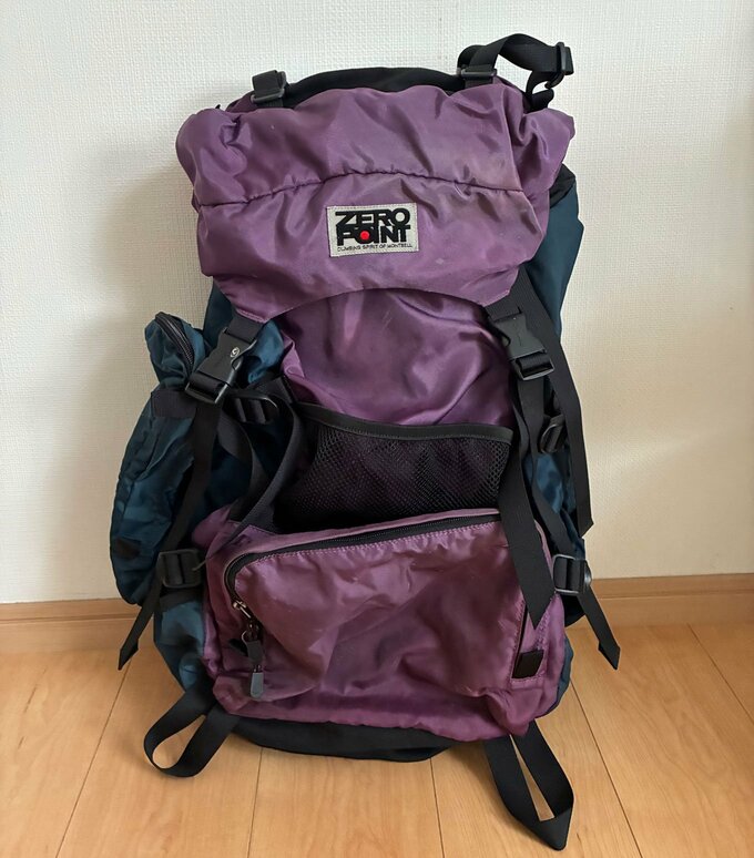 あひるさんのモンベルのリュック