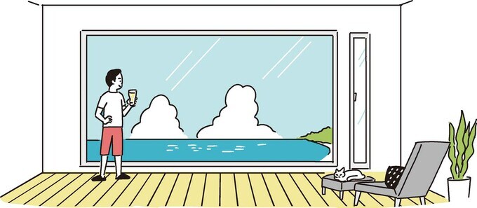 借景を楽しむ窓