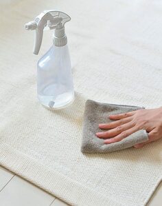 カーペットとスプレー