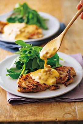 免疫力アップの豚のみそ焼き。肉は「ダイヤモンドカット」で超やわらかく