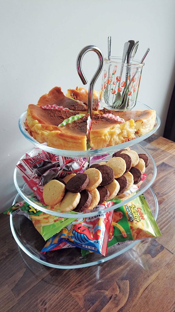 ケーキトレー3段