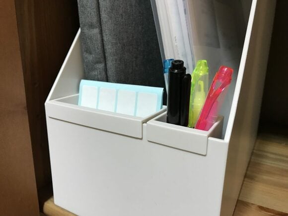 ペン立てと併用