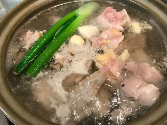 ぐつぐつ煮えている間に