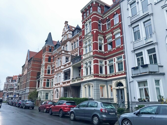 ドイツの古い街並み