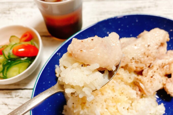 海南チキンライスのやわらかチキン