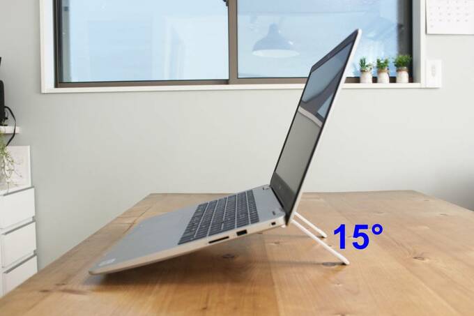 15°スタンド