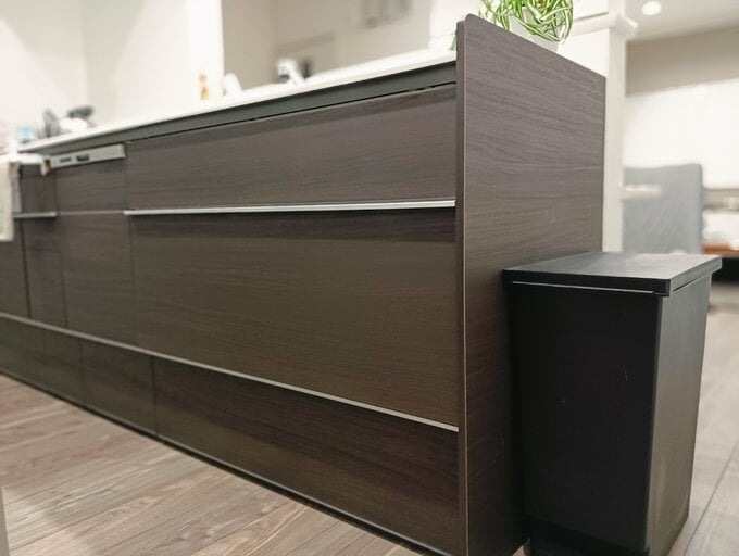 唯一の直置きゴミ箱