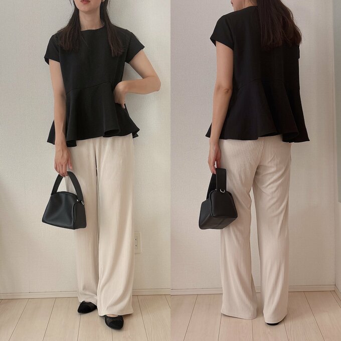 キレイめなトップスと合わせて