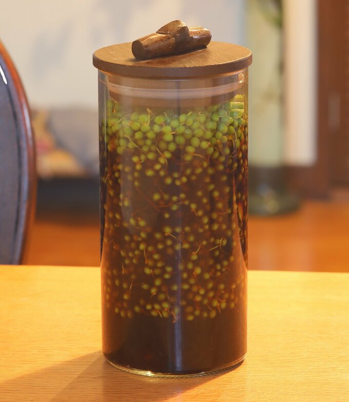 山椒のしょうゆ漬け