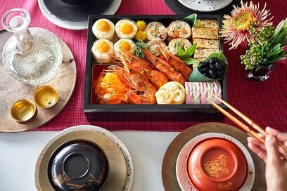 “ほめられおせち”の盛りつけテク。だれでも簡単にセンスアップ