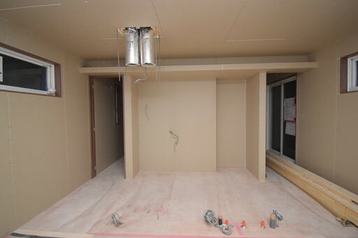 キッチン設置前の状態