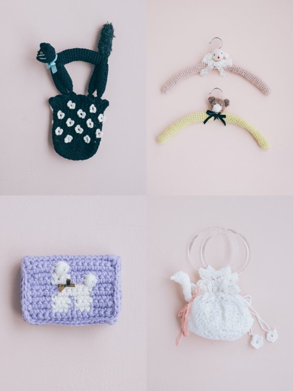 Ame LIFEさんの作品（※『Ame’s Crochet Animals ―かぎ針編みのどうぶつたち―（扶桑社刊）』より）